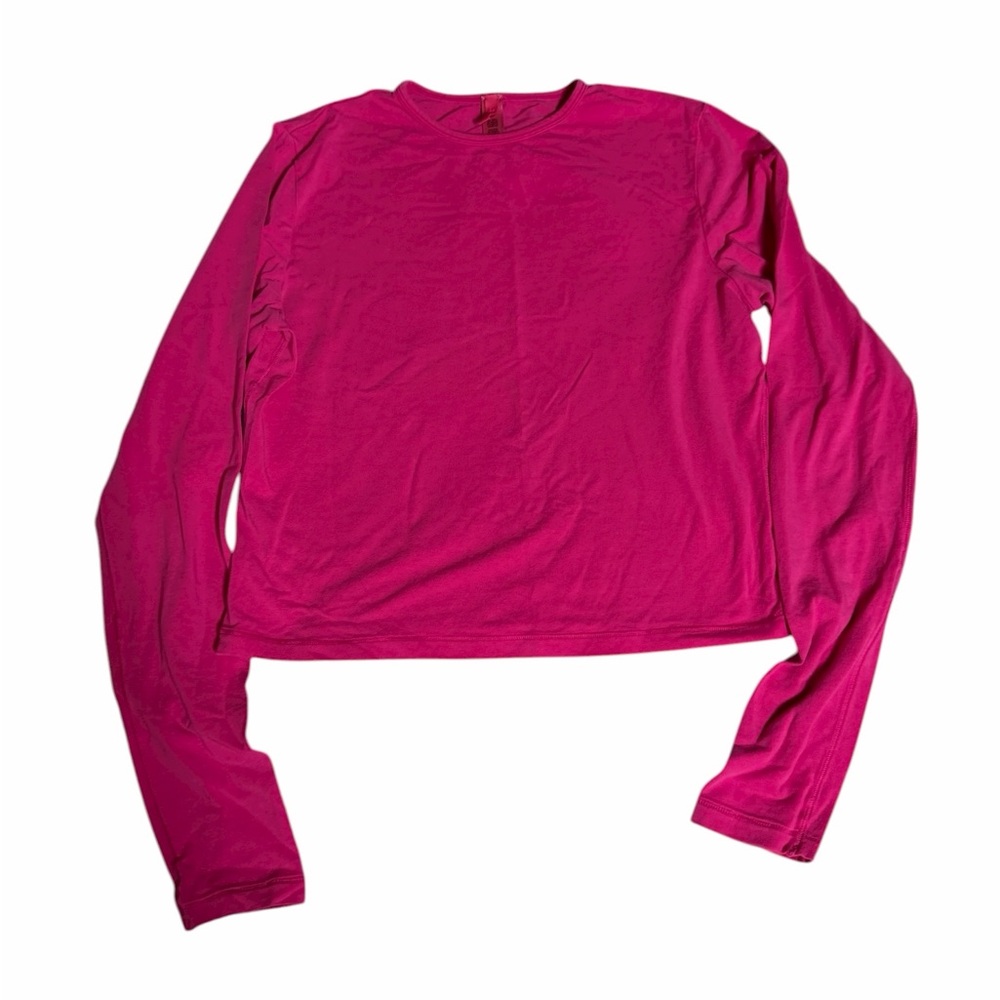 SKIMS Vintage Long Sleeve Too in Fuchsia L